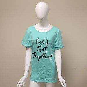 Women's- Large- swoop neck /T-shirt